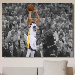 Stephen Curry Canvas Wall Art Stephen Curry Poster Basketball Fan Gift Stephen Curry Print Art Sports Art Basketball Print