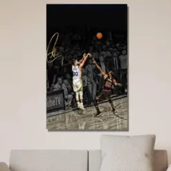 Stephen Curry Poster Stephen Curry Basketball Player Stephen Curry Canvas Wall Art Curry Curry Painting Basketball Canvas