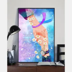 Suicide Prevention Awareness Poster I Have Time To Listen Your Life Matters Vintage Room Home Decor Wall Art Gifts Idea