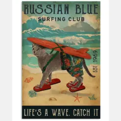 Surfing Club Russian Blue