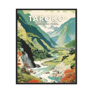 Taboo National Park Poster Art Print Retro National Park Gifts