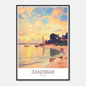 Tanzanian Wall Art Turquoise Tides & Spiced Breezes Island Bliss Wall Art Tanzanian