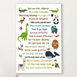 Teacher Classroom Canvas See You Later, Alligator | Student Wall Art Back To School Gift For Teacher