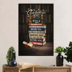 Teacher Classroom Poster | Class Of Year | Wall Art Back To School Gift For Teacher