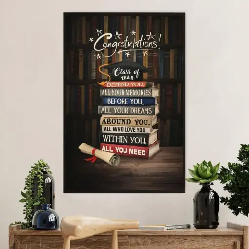 Teacher Classroom Poster | Class Of Year | Wall Art Back To School Gift For Teacher