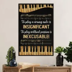 Teacher Classroom Poster | Play A Wrong Note | Wall Art Back To School Gift For Teacher