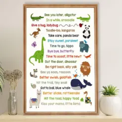 Teacher Classroom Poster See You Later, Alligator | Student Wall Art Back To School Gift For Teacher