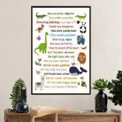 Teacher Classroom Poster | See You Later Alligator | Wall Art Back To School Gift For Teacher