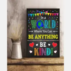 Teacher Supplies For Classroom School Canvas Prints Be Kind Decor Wall Art Gifts Vintage Home Wall Decor Canvas