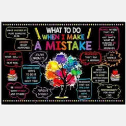 Teacher What To Do When I Make A Mistake Classroom Great For Classroom Decor