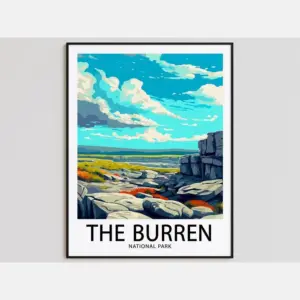 The Burden Travel Poster The Burden Print National Park Art Print The Burden Gift The Burden Wall Art The Burden Artwork National Park Decor