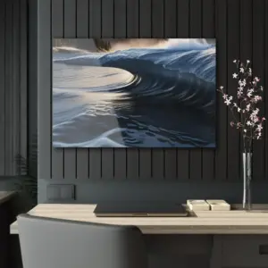 The Majestic Swell Lustrous Acrylic Wall Art