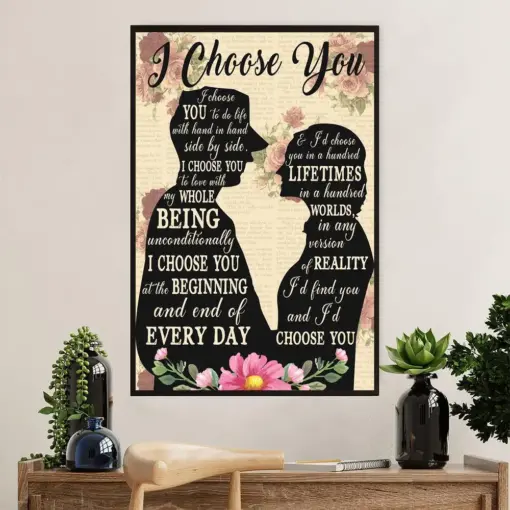 Us Army Military Poster Wall Art | Couple Husband Wife | American Independence Day Gift For Soldiers
