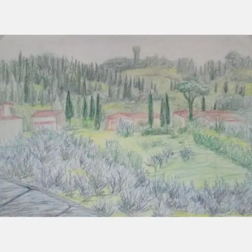 View Of Countryside From The Bobble Gardens