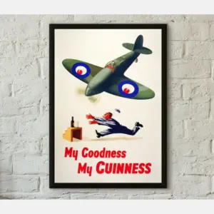 Vintage Alcohol Poster Print Guinness Alcohol Professionally Printed Advertising Posters