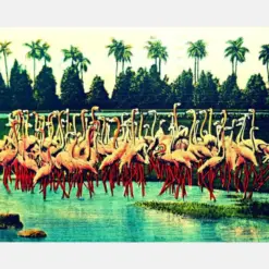 Vintage Beach Art Prints Vintage Beach Posters Coastal Wall Art Coastal Gallery Wall Art Colorful Beach Art