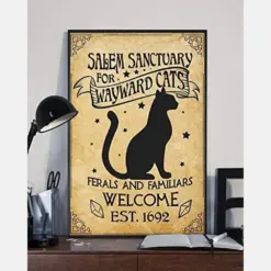 Vintage Black Cats Sanctuary For Wayward Cats Ferals And Familiars