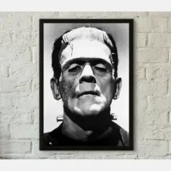 Vintage Horror Movie Poster Print Boris As Frankenstein Professionally Printed Horror Poster