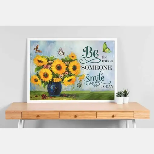 Wall Decoration, Home Decor, Decoration Room Be The Reason Someone Smile Today Butterfly