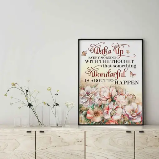 Wall Decoration, Home Decor, Decoration Room Butterfly Every Morning With The Thought That Something