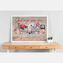 Wall Decoration, Home Decor, Decoration Room Motivational Present Nurse Flower