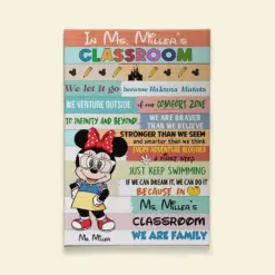 We Are Braver Than We Believe Stronger Than We Seems Personalized Teacher Poster - Poster & Canvas