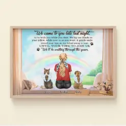 We Came To You Late Last Night Personalized Heaven Cat Canvas Print Gift For Cat Lovers - Poster & Canvas