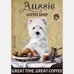 Westie Dog Coffee Shop