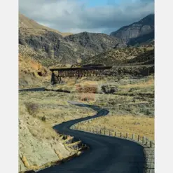 Wind River Canyon Train Bridge Photography Print 2 By Tim Madness