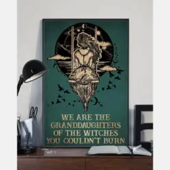 Witch Girl Poster We Are The Granddaughters Of The Witches Vintage Room Home Decor Wall Art Gifts Idea