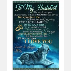 Wolf To My Husband The Day I Met You - Your Wife Vertical Canvas And Poster | Gift For Husband - Valentine Gift