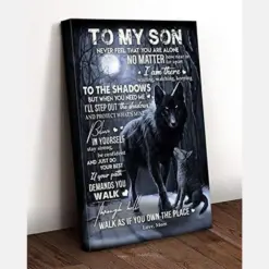 Wolf To My Son Never Feel That You Alone I Am Here Love Mom