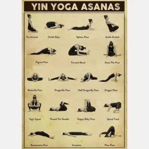 Yin Yoga Asanas Vertical