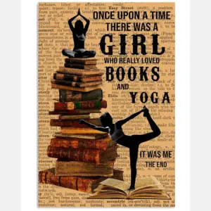 Yoga And Book Once Upon A Time There Was A Girl