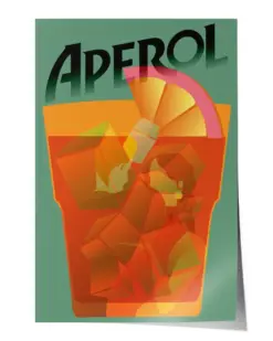 Aperol Spritz Poster - Satin Portrait Poster