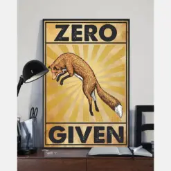 Zero Fox Given Canvas Prints Vintage Wall Art Gifts Vintage Home Wall Decor Canvas